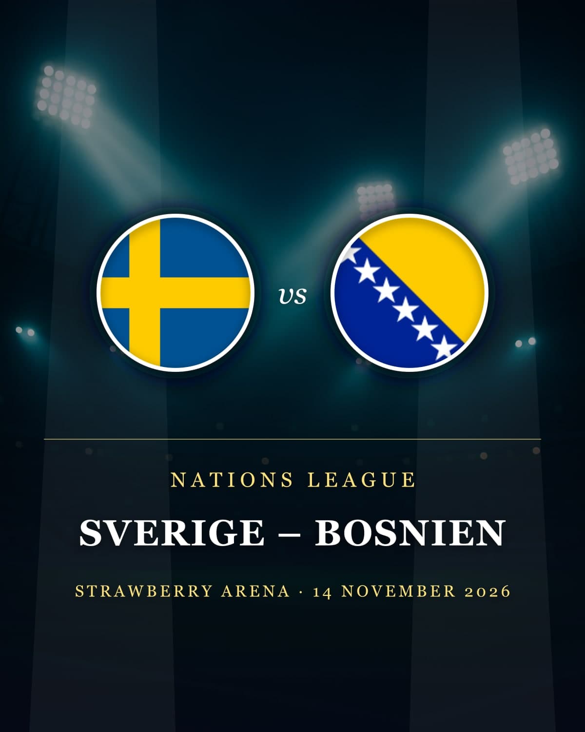 Sverige – Bosnien-Hercegovina (Nations League)