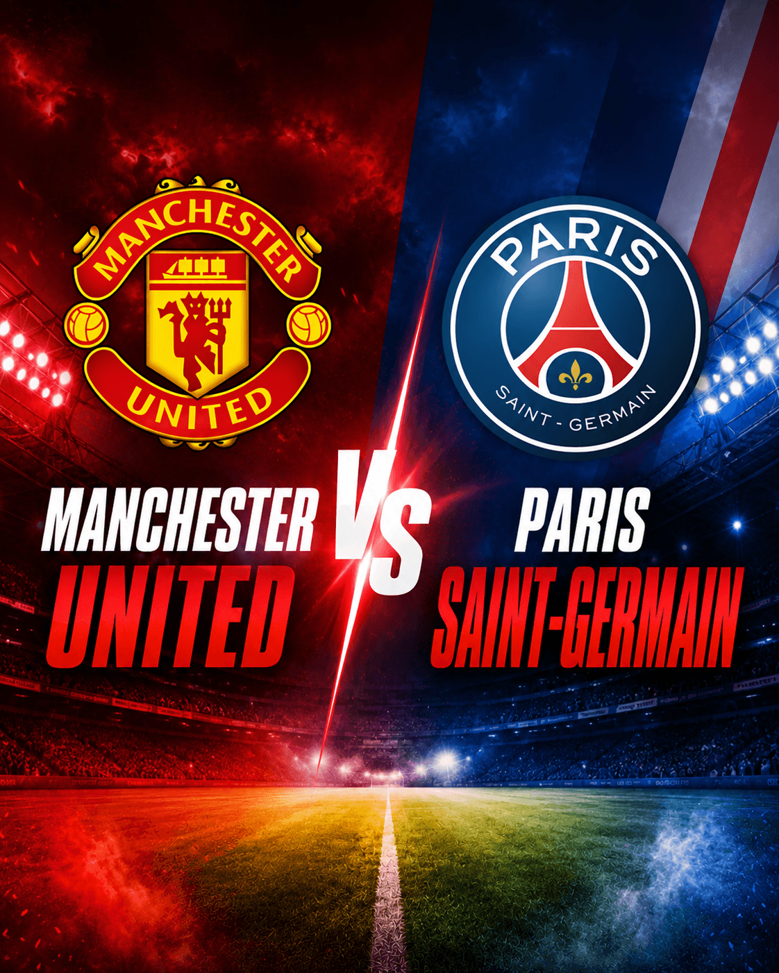 Manchester United, Paris Saint-Germain
